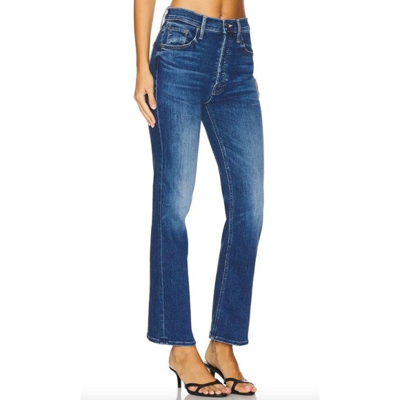 MOTHER  The Tripper Flood Jeans Size 24 in the Sixth Sense Blue - Picture 6 of 6